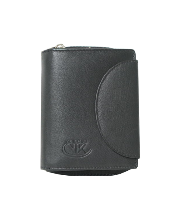 Peňaženka kožená čierna VK16
