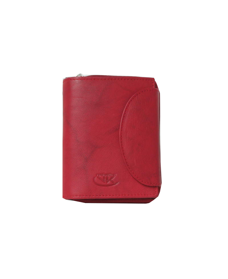 Peňaženka kožená červená VK16