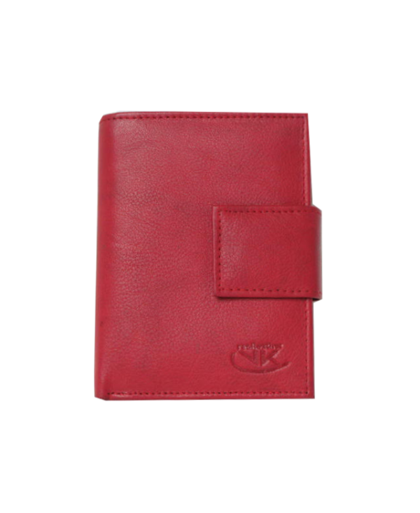 Peňaženka kožená červená VK25