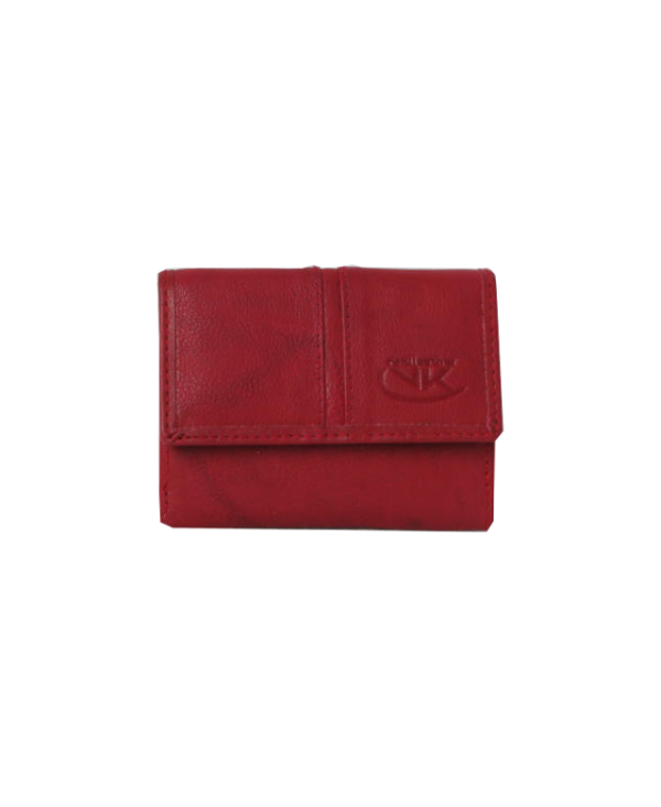 Peňaženka kožená dámska červená VK18