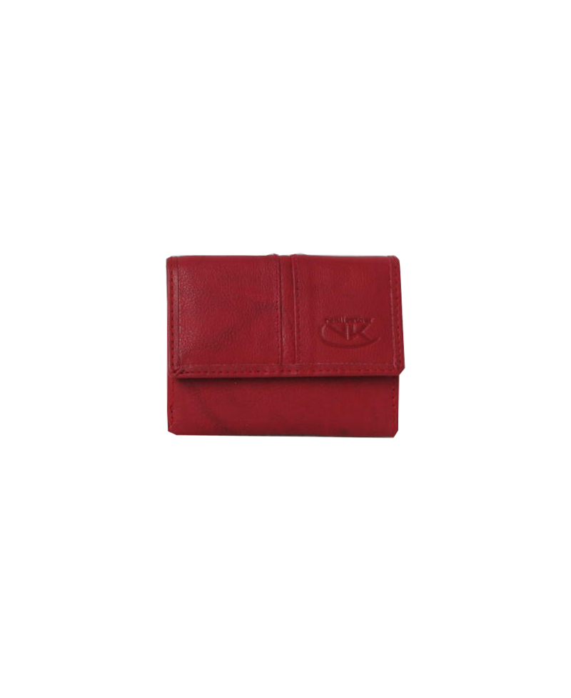 Peňaženka kožená červená VK18