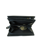 Peňaženka kožená dámska čierna VK23