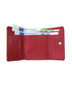 Peňaženka kožená dámska červená VK18