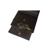 Peňaženka kožená pánska hnedá VK013