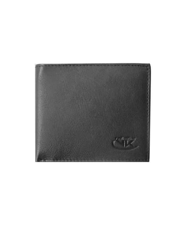 Peňaženka kožená pánska čierna VK2