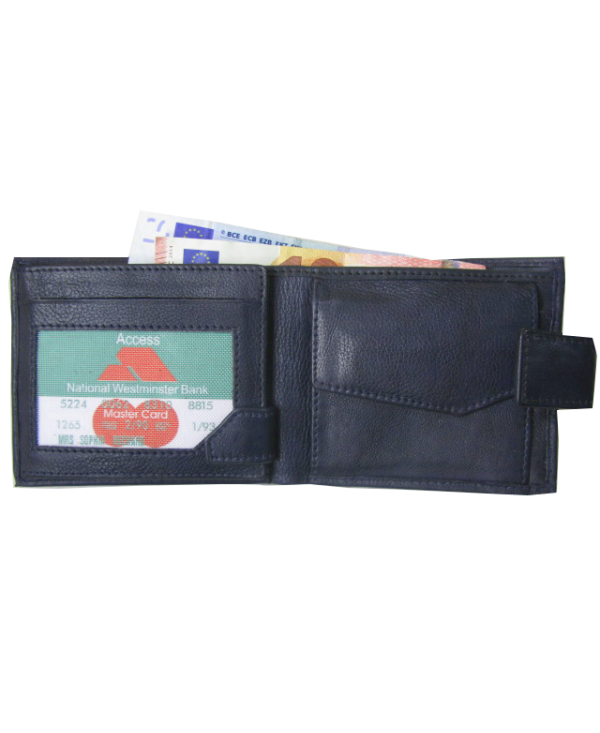 Peňaženka kožená pánska čierna VK32 L