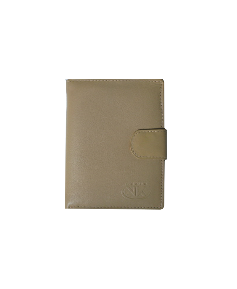 Peňaženka kožená pánska béžová VK28