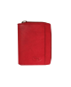Peňaženka kožená dámska červená VK35