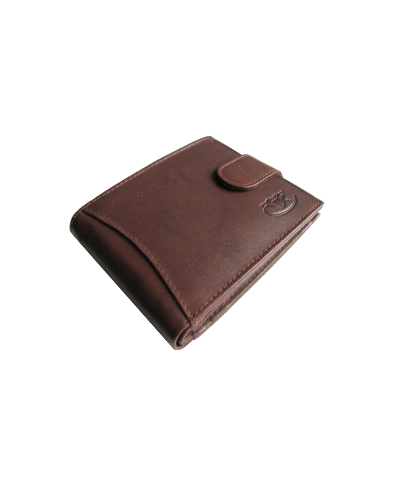 Peňaženka kožená pánska hnedá VK3A Radius