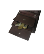 Peňaženka kožená pánska hnedá 106