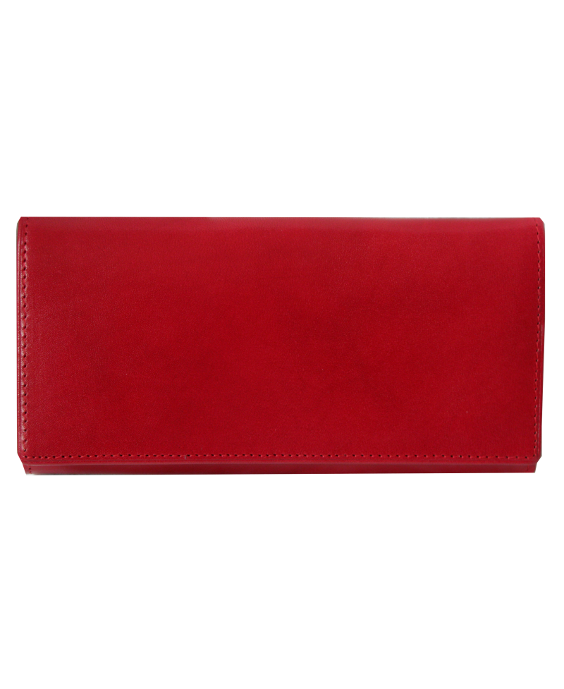 Peňaženka kožená dámska červená R005
