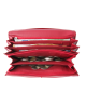 Peňaženka kožená dámska červená M211