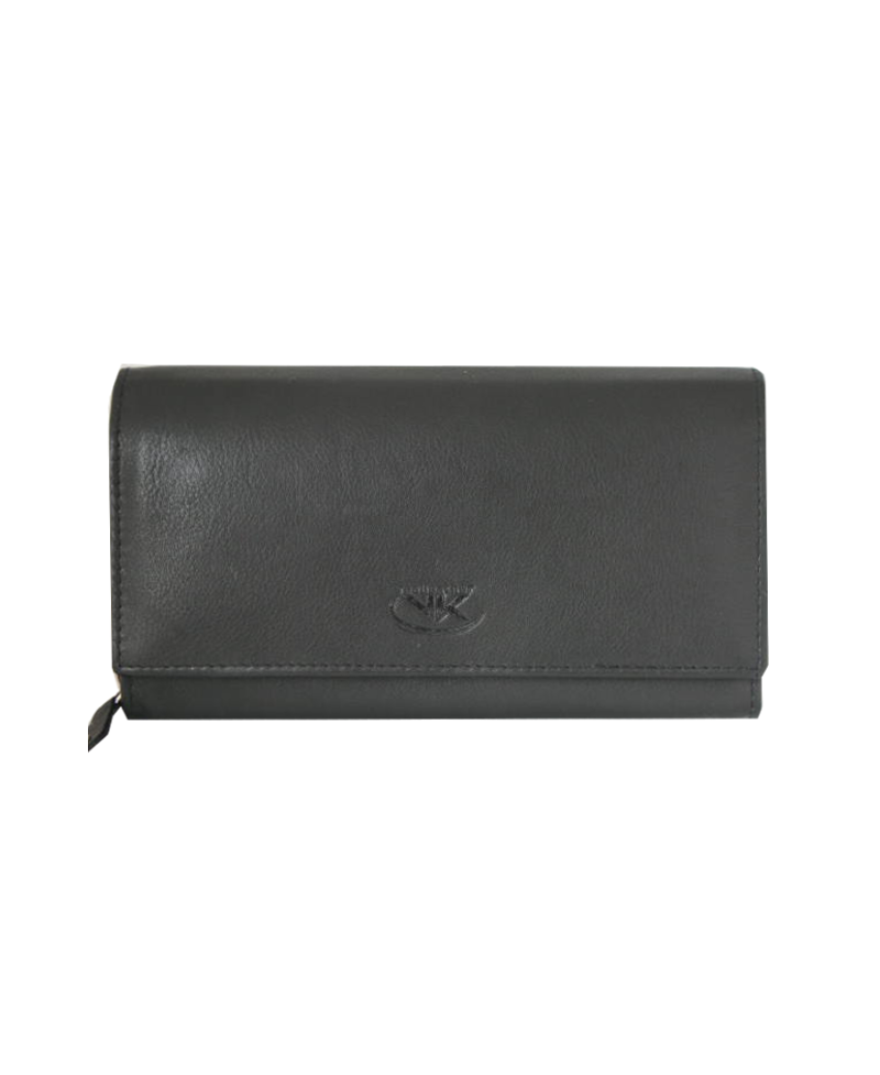 Peňaženka kožená dámska čierna VK10
