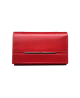 Peňaženka kožená dámska červená M220