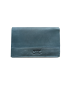 Peňaženka kožená dámska modrosivá M220