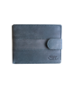 Peňaženka kožená pánska modrošedá M203L