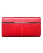 Peňaženka kožená dámska červená M174 D
