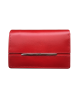 Peňaženka kožená dámska červená M219
