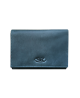 Peňaženka kožená dámska modrosivá  M219