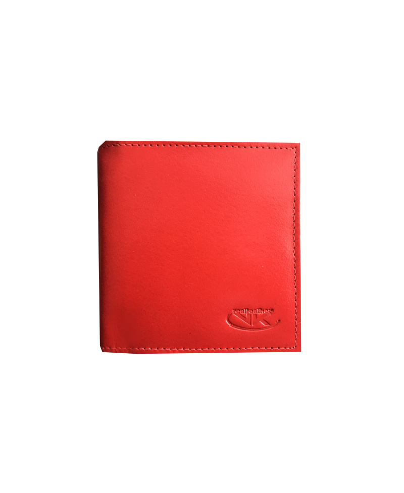 Peňaženka kožená dámska červená M222