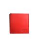 Peňaženka kožená dámska červená M222