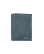 Peňaženka kožená dámska modrosivá M221
