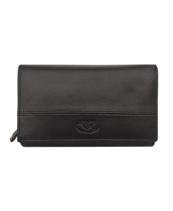 Peňaženka kožená dámska čierna VK36 Linea