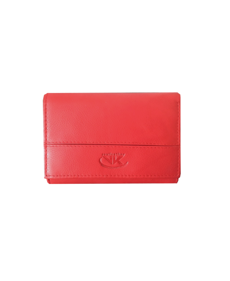 Peňaženka kožená dámska červená VK17NA Linea