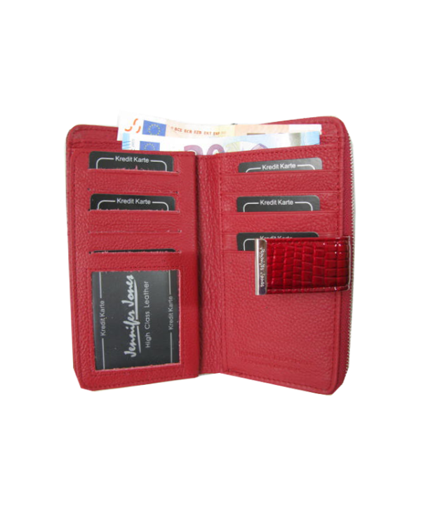 Peňaženka Jennifer Jones červená 5280-3