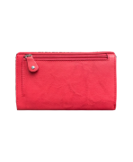 Peňaženka kožená dámska červená VK37 L
