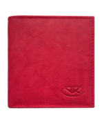 Peňaženka kožená dámska červená VK39