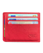 Púzdro pre kreditné karty  červené VK40