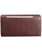 Peňaženka kožená dámska hnedá VK71 L