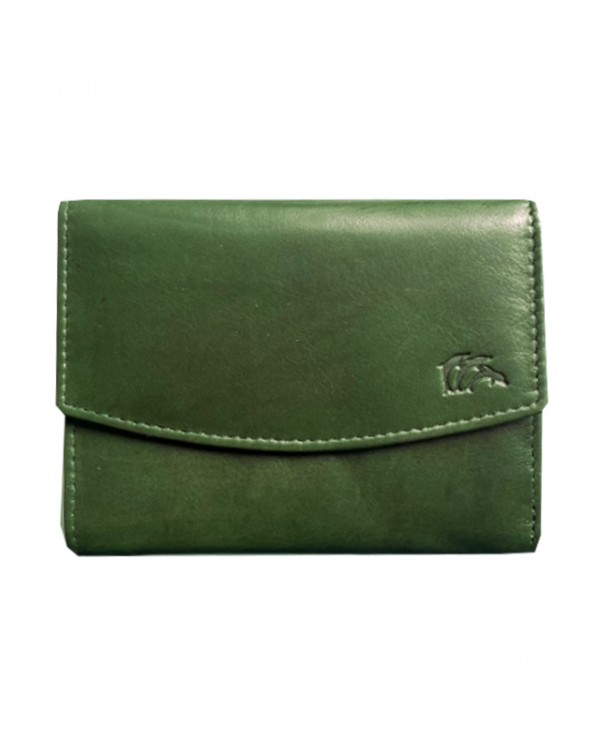peňaženka kožená dámska zelená 417