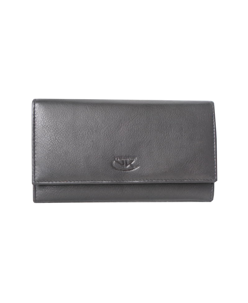 Peňaženka kožená čierna VK7